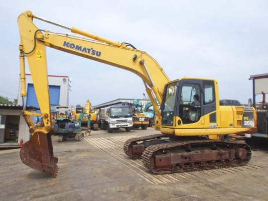 รถแบคโฮ 2007 Komatus PC200-8N1 เครื่องจักรนำเข้ามือสองจากต่างประเทศ สภาพสวยพร้อมใช้งาน ชั่วโมงทำงาน 4,134 ชม.