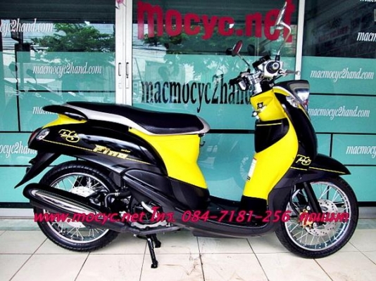 Fino PS  ปี 56  สีดำเหลือง  รถเดือน มิ ย. สภาพสวย พร้อมใช้ ไมล์ 5 พันโล   24900