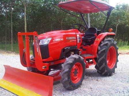 ขายรถไถ Kubota L 3608 (4WD) พร้อมดันหน้าและผานหลัง