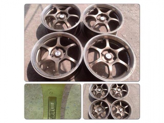 ขายแม็กมือ2ลาย Advan RG-D ขอบ15 4 รู100 ราคา 6,500 บาท