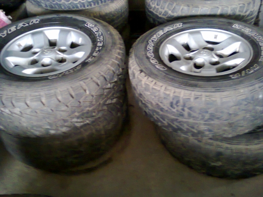 R15X7 6/139 4X4 แม็กแท้ติดรถยางพอใช้(7500.B)