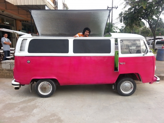 ขายรถตู้โฟล์คแตงโม เปิดหลังคาได้