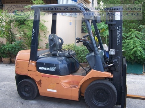 ขายรถ โฟล์คลิฟท์ TOYOTA รุ่น 7-FD25