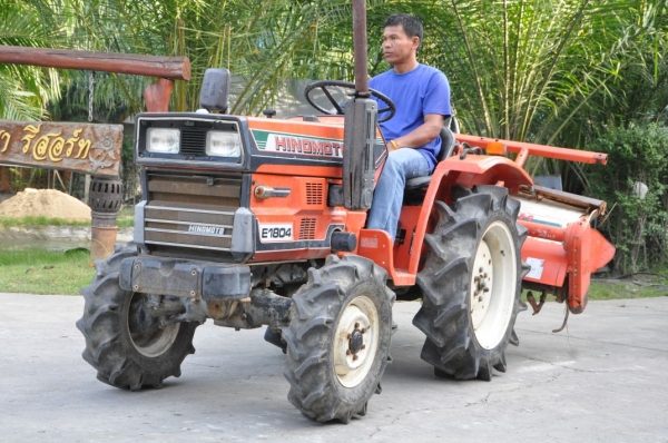 ขายรถไถHINOMOTO 4WD(19แรง) พร้อมโรตารี่หลัง สภาพสวยเดิมญี่ปุ่นไม่เคยใช้งานในไทย 95,000 บาท