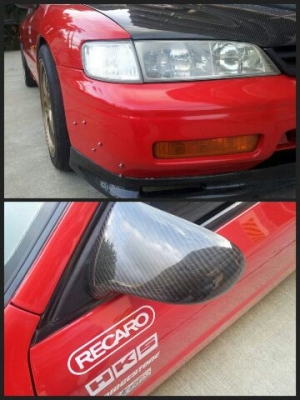 ขายACCORD สีแดง ฝาหน้า ฝาหลังAKANAแท้ เบาะREACROแท้ MAG17 ท่อJS  ทั้งเส้น