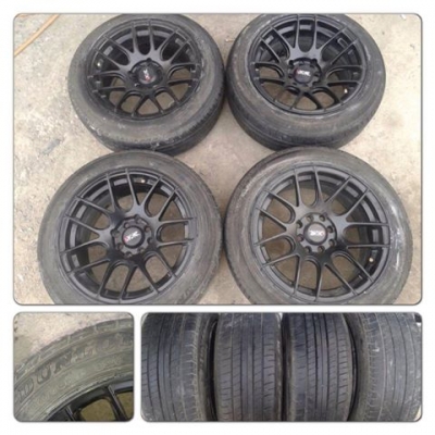 ขายล้อแม็กมือ2 XXR 530 ขอบ15 4รู100/114กว้าง 8 4รู100+ยางปี10-11 ราคา 11,900บาทถูก