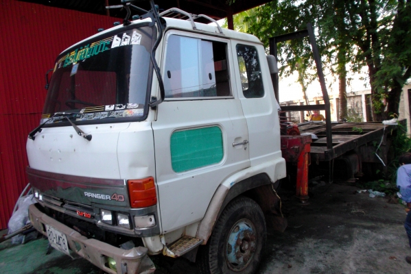 ขายด่วนรภ6ล้อHINOFDเครือง185แรงม้ารถสวยมากยาง8.25