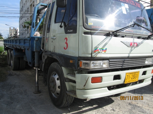 HINO-10ล้อ-FL3H-เครื่องHO7D-195--เครนทานาโด้5ตัน3ปลอก2ชักท้องวีV--7,50เมตร--