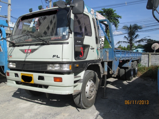 HINO-10ล้อ-FL3H-เครื่องHO7D-195--เครนทานาโด้5ตัน3ปลอก2ชักท้องวีV--7,50เมตร--