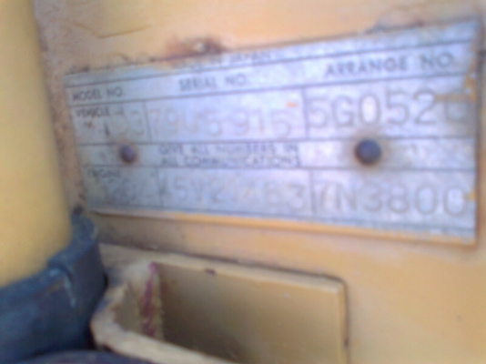 แทรคเตอร์ CAT D3 B ใบมีด 6 ทิศทาง