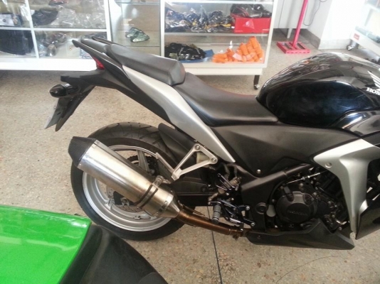 Honda Cbr250i No.abs 2011 ทะเบียนพร้อมโอน  69000- เพิ่มท่อแต่ง เกียร์โยง