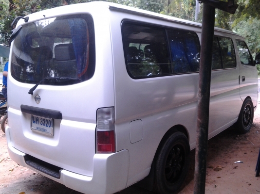 NISSAN URVAN 3.0 ปี2003 รถตู้เบาะ 3แถว ภายในสวย แอร์เย็น แม็กขอบ 17 ภาษี57 NISSAN URVAN 3.0 ปี2003 รถตู้เบาะ 3แถว ภายในสวย แอร์เย็น แม็กขอบ 17 ภาษี57