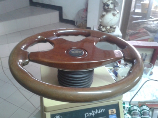 พวงมาลัยลายไม้ ANTERA  RACING  1500