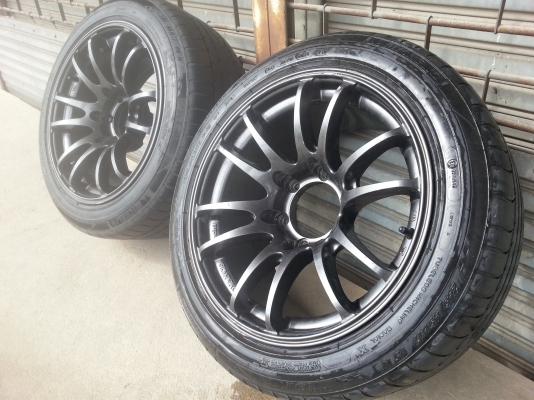 Advan RZ 6รู ขอบ 17 พร้อมยาง ***ล้อมีคู่เดียว***