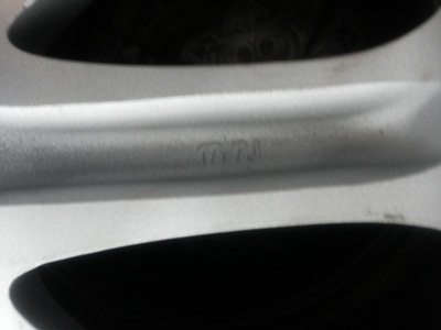 ขายล้อแม็กToyota wish 11 ก้าน ขอบ 17 นิ้ว 5รู100 1 ชุด