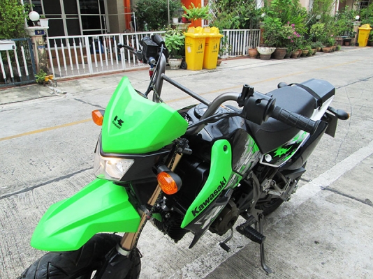 ขาย KSR ตัวใหม่ล่าสุด สตาร์ทมือ ไมล์แท้ 7613 กม เครื่องเดิมๆ แน่นๆ สภาพพร้อมใช้งาน สีเขียว ดำ ราคา 49900 บาท