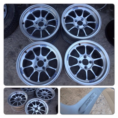 ขายแม็กมือ2 Ray RF1(Kspeed) ขอบ15 4รู100กว้าง8 ออฟ 25ราคา 8,900 B