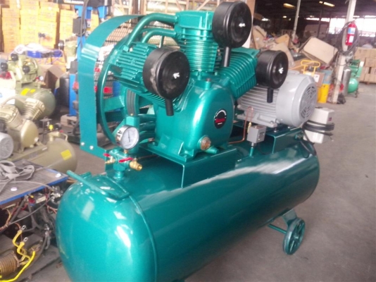 ขายปั๊มลม 15 HP 500 ลิตร พร้อมมอเตอร์มิตรซู 3 สาย ของใหม่ ชุดใหญ่