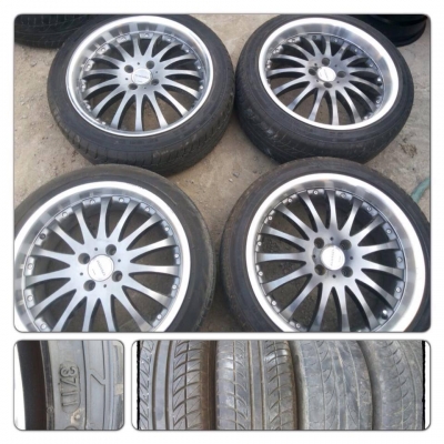 ขายล้อแม็กมือ2 VIP Varenza ขอบ17 4รู100 แถมยาง ราคา 7,300 บาทถูก