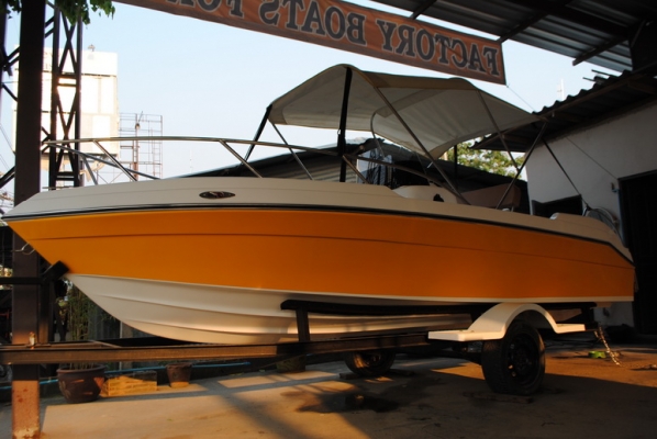 !!..ลดสุดๆลำเดียว..!! ขายเรือใหม่ไฟเบอร์18ฟุต