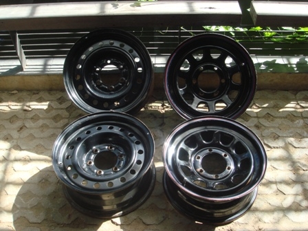 ขายล้อกะทะเหล็กขอบ 16 x 7นิ้วu s a  2วงและญี่ปุ่น 2วง6รู 139 ครับ