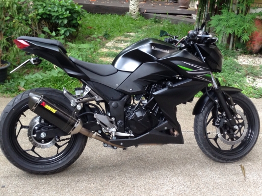 ขาย kawasaki z250 วิ่ง 3,500 โล ราคา 130,000 พร้อมของแต่ง