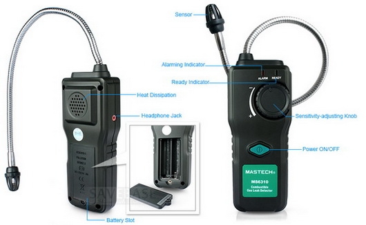 เครื่องตรวจก๊าซ LPG &amp; NGV รั่ว