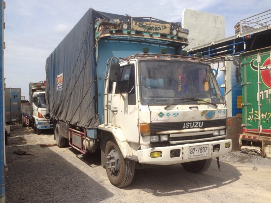 ขายรถบรรทุก6ล้อ ร็อคกี้ กระบะยาว7.2 เมตร แก็ส NGV