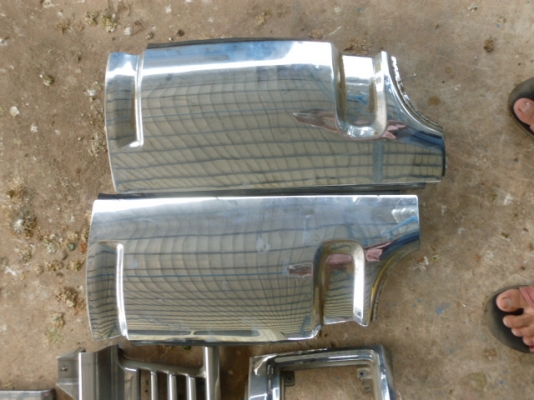 แสงฟ้าเต้นรถ///จำหน่ายชุดแต่งหัวเก๋ง HINO- สิงห์ไฮเทคโครเมี่ยมเก่าญี่ปุ่น