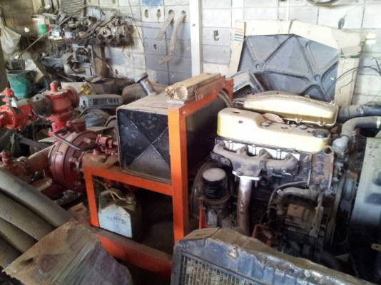 เครื่องปั้มน้ำ isuzu พร้อมชุดดับเพลิง 7M