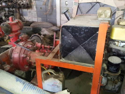 เครื่องปั้มน้ำ isuzu พร้อมชุดดับเพลิง 7M