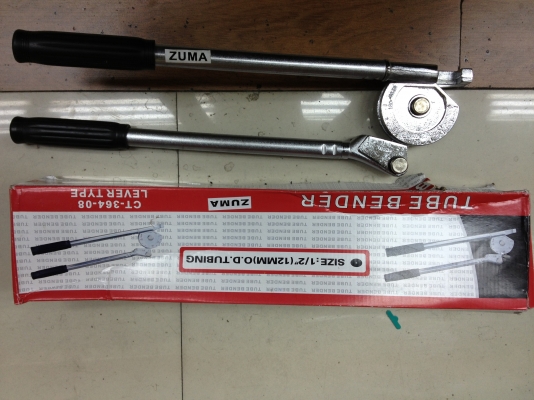 ตัวดัดท่อทองแดง TUBE BENDER ZUMA ขนาด 4 หุน