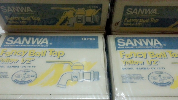 ขายลดล้างสต๊อก ก็อกน้ำแฟนซี SanWa"1/2"