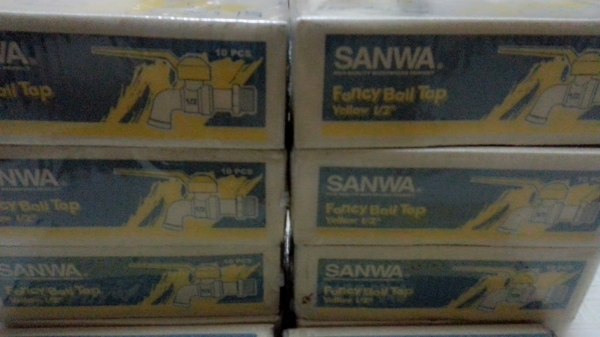 ขายลดล้างสต๊อก ก็อกน้ำแฟนซี SanWa"1/2" ขายลดล้างสต๊อก ก็อกน้ำแฟนซี SanWa"1/2"