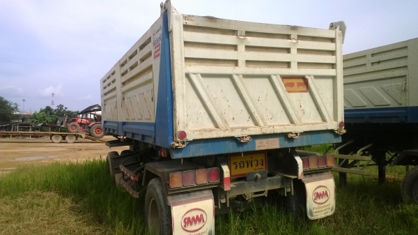 ดั้มลูกพ่วงใช้น้อย 1 ปี SMM สามมิตรปี*2555....2คานยาว6ม...