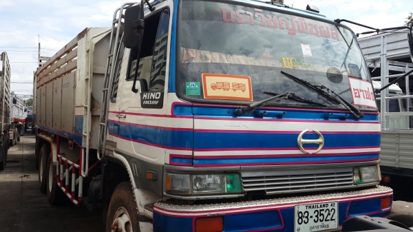 ขายด่วนHINO FM3Mสองเพลาดั้มแม่ลูกสภาพพร้อมใช้เอกสารชุดโอนพร้อมรีบจอง โทร0843923995