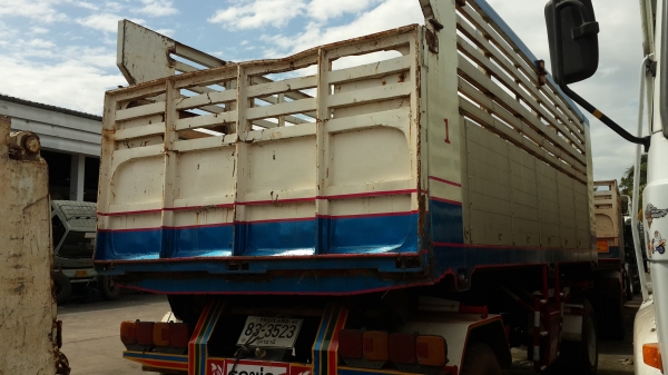 ขายด่วนHINO FM3Mสองเพลาดั้มแม่ลูกสภาพพร้อมใช้เอกสารชุดโอนพร้อมรีบจอง โทร0843923995