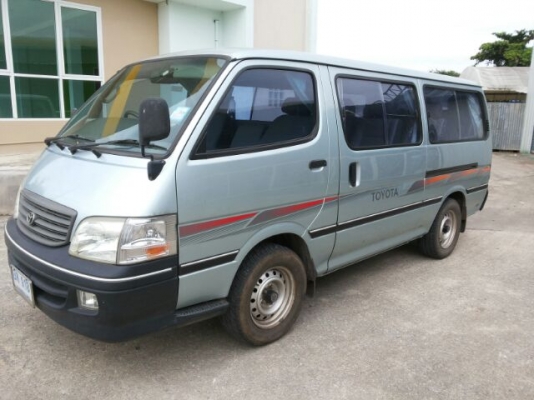 ตู้ hiace ปี 02 สวยเดิม บางทั้งคัน 2 เจ ออโต้ แก๊ส (จัดเต็ม)
