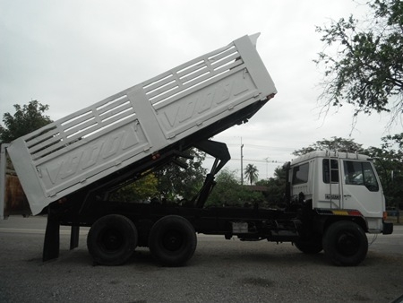 ขายรถบรรทุก 10 ล้อดั๊พม์ ยี่ห้อ MITSUBISHI รุ่น FUSO 527 เทอร์โบ TF