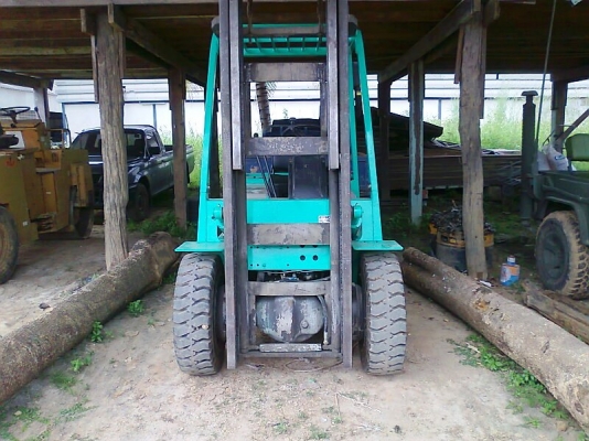 รถฟอร์คลิฟต์ MITSUBISHI FD30 เครื่องดีเซล แบบ 3 ตัน งาสูง 4 เมตร