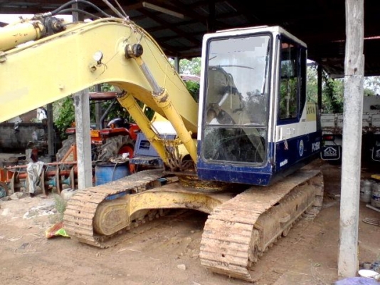 แม็คโคร Komatsu PC120-5 คอนโทรลสั้น สภาพพร้อมทั้งเครื่องและช่วงล่าง ราคาน่าสนใจ