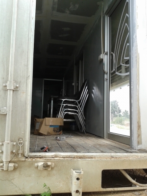 ตู้อะลูมิเนียมเปิดปิดไดั ระบบไฮดรอลิคของเก่าญี่ปุ่น