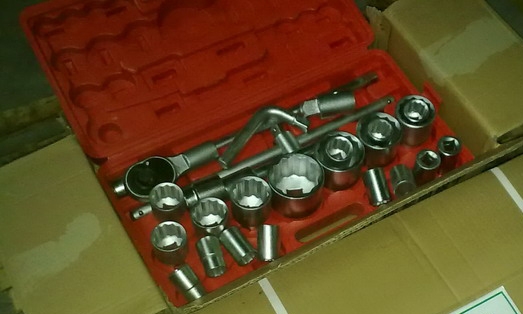 ขาย ชุดบล็อค 26 ชิ้น รถ 10 ล้อ แบ็คโฮ 5,500บาท (ลำปาง)