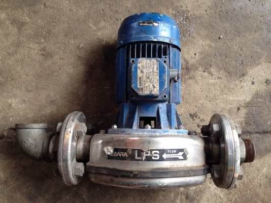 ขายปั้มน้ำหอยโข่งซี่ี่รี่แบบตั้ง Ebara 0.5 HP. 380 V สภาพสวย