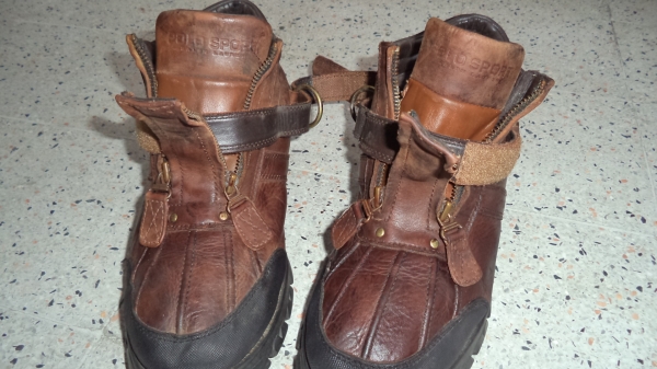 POLO SPORT BOOTS mens SZ 12 brown POLO SPORT BOOTS mens SZ 12 brown