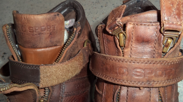 POLO SPORT BOOTS mens SZ 12 brown POLO SPORT BOOTS mens SZ 12 brown