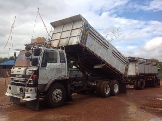 รถบรรทุก ISUZU ROCKY ดั้มพ์แม่-ลูก เครื่องเดวู 260 แรง เกียริ์อีตั้น 8 เกียริ์ รถบรรทุก ISUZU ROCKY ดั้มพ์แม่-ลูก เครื่องเดวู 260 แรง เกียริ์อีตั้น 8 เกียริ์