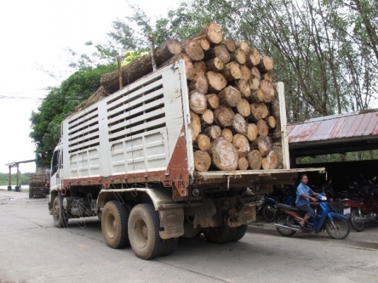 รถบรรทุกดั๊มพ่วงแม่ลูก ISUZU 270 แรงม้า รถจดทะเบียนปี 2546