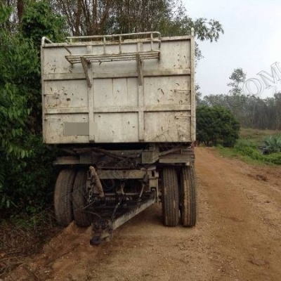 รถบรรทุกดั๊มพ่วงแม่ลูก ISUZU 270 แรงม้า รถจดทะเบียนปี 2546