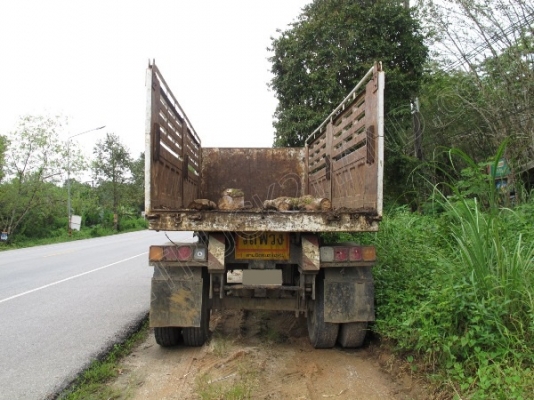 รถบรรทุกดั๊มพ่วงแม่ลูก ISUZU 270 แรงม้า รถจดทะเบียนปี 2546